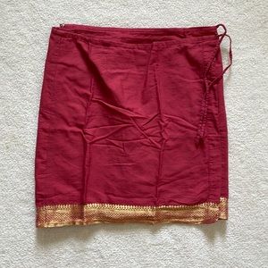American Eagle Cotton Wrap Skirt